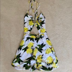 Lemon Summer Romper